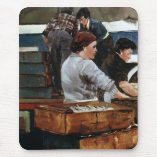Pescaderas (Apunte)/Fishmongers (Sketch) Mouse Pad (Front)