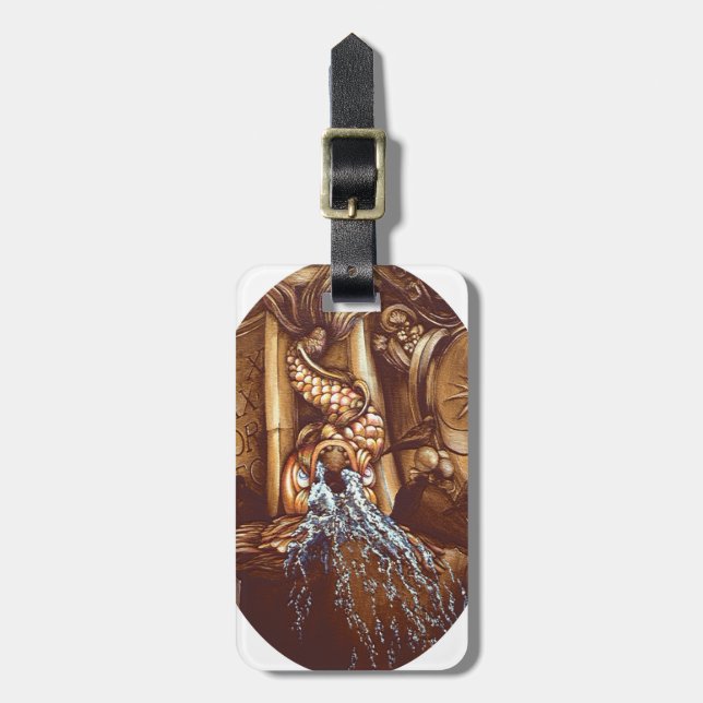 Pesce Luggage Tag (Front Vertical)