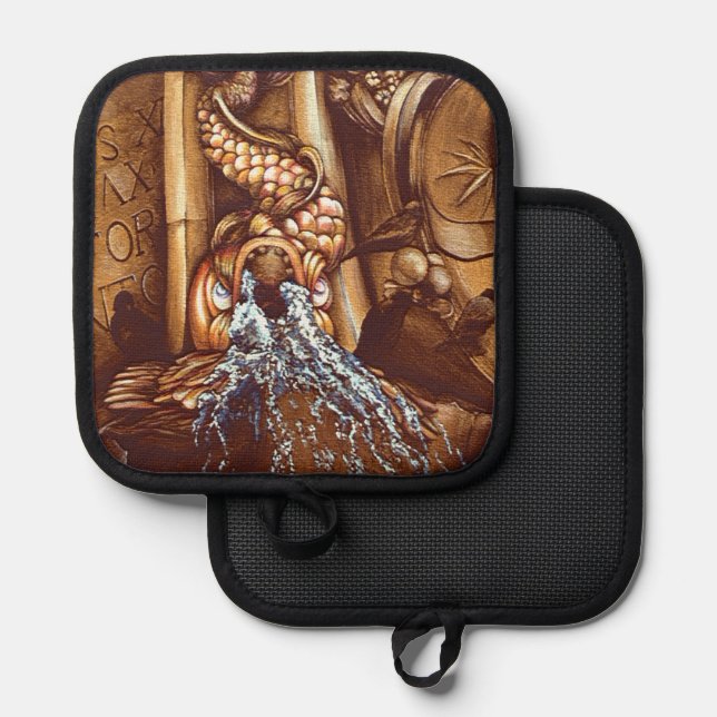 Pesce Pot Holder (Front/Back)