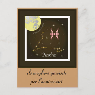 Peschs 19 favrer fin 20 mars Postkarte Postcard