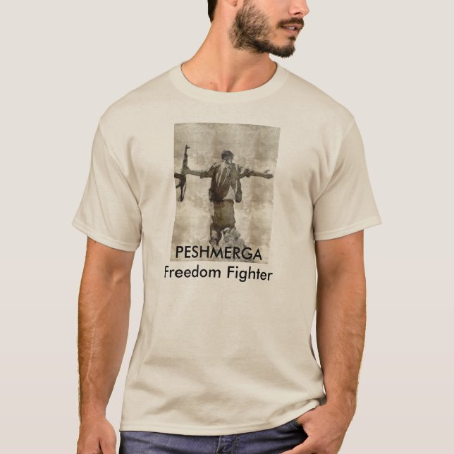PESHMERGA Freedom Fighter T-Shirt (Front)