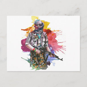 Peshmerga Freedom Warrior.png Postcard