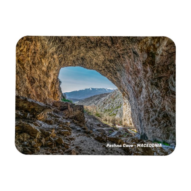 Peshna Cave - MACEDONIA Magnet (Horizontal)
