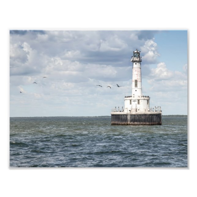 Peshtigo Reef Lighthouse Print (Front)