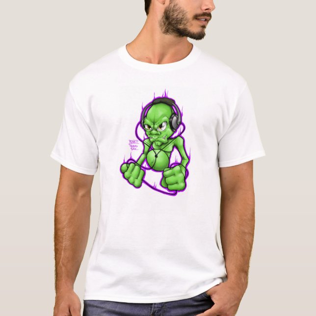 Pesk916 Green Man T-Shirt (Front)