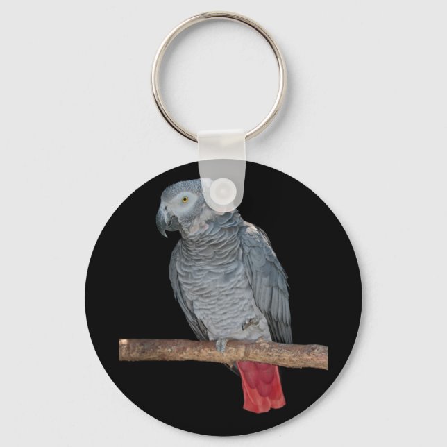 Pesky Parrot Keyring (Front)