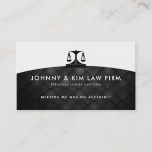 Pesonal Injury Law Firm Slogans Business Cards
