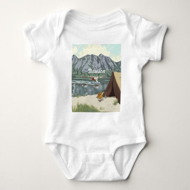 Pesonalized Baby Fisherman Bodysuit (Front)
