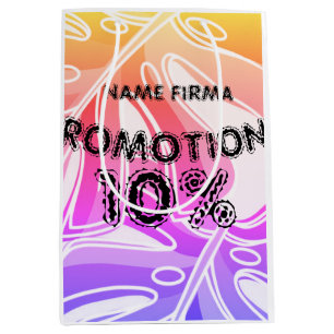 Pesonalized name PROMOTIONS  Medium Gift Bag