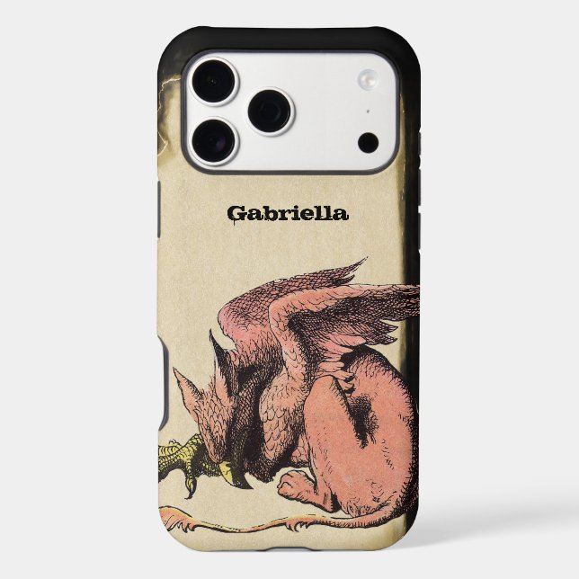 Pesonalized Vintage Alice In Wonderland iPhone (Back)