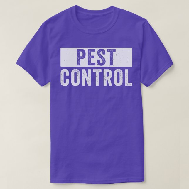 Pest Control Bug Exterminator Halloween Costume T-Shirt (Design Front)