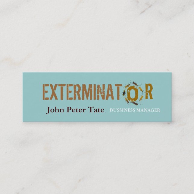 Pest Control - Business card (Front)
