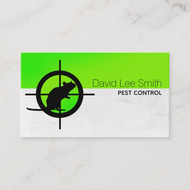 Pest control business card (Front)