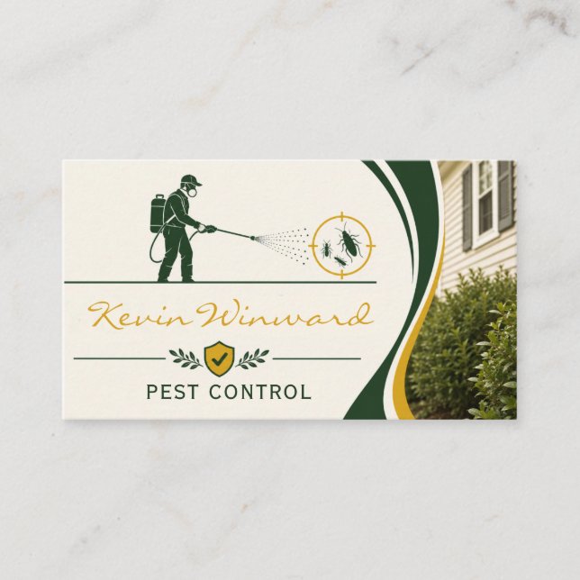 Pest Control Business Card (Front)