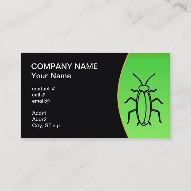 pest control business card (Front)