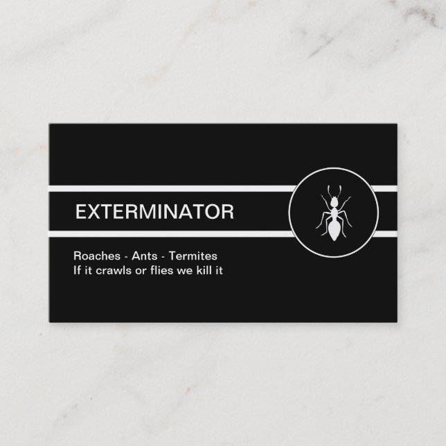 Pest Control Business Cards (Front)