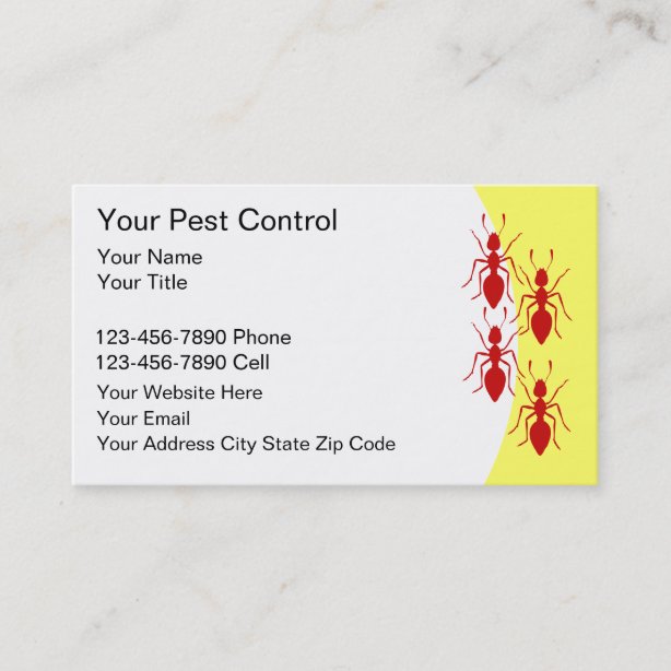 Pest Control Business Cards | Zazzle AU