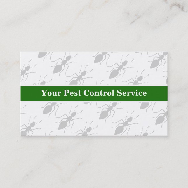 Pest Control Business Cards (Front)