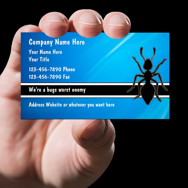 Pest Control Business Cards (Creator Uploaded)