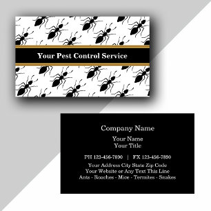 Pest Control Business Cards