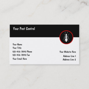 Pest Control Business Cards