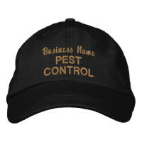 Pest Control Business Name Custom Embroidered Hat
