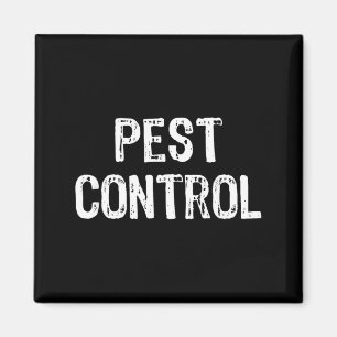 Pest Control Costume Halloween Easy Funny Magnet
