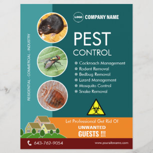 Pest Control Custom Flyer