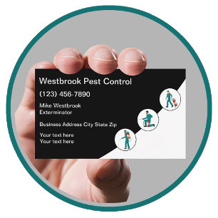 Pest Control Exterminating Business Card