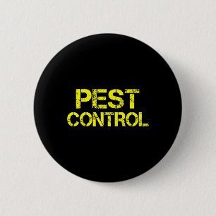 Pest Control Exterminator Halloween Costume 6 Cm Round Badge
