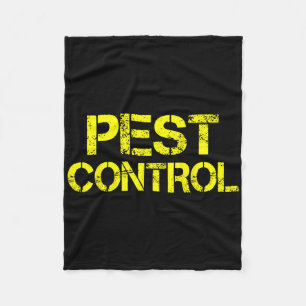 Pest Control Exterminator Halloween Costume Fleece Blanket