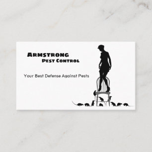 Pest Control Exterminator Service Business Card