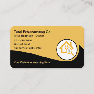 Pest Control Modern Professional Business Cards