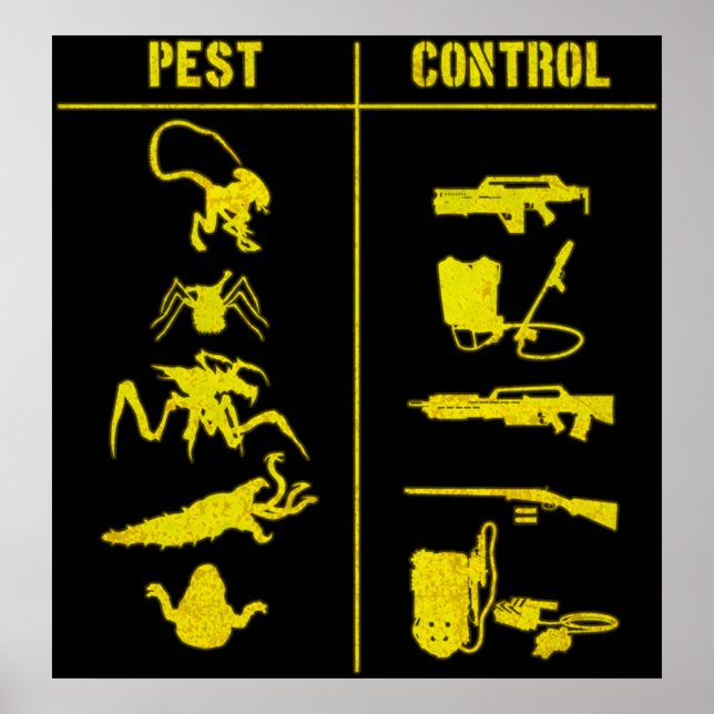 Pest Control Poster (Front)