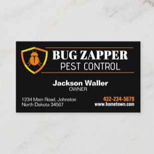 Pest Control Service Business Card