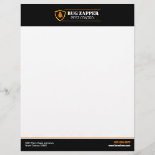 Pest Control Service Custom Letterhead