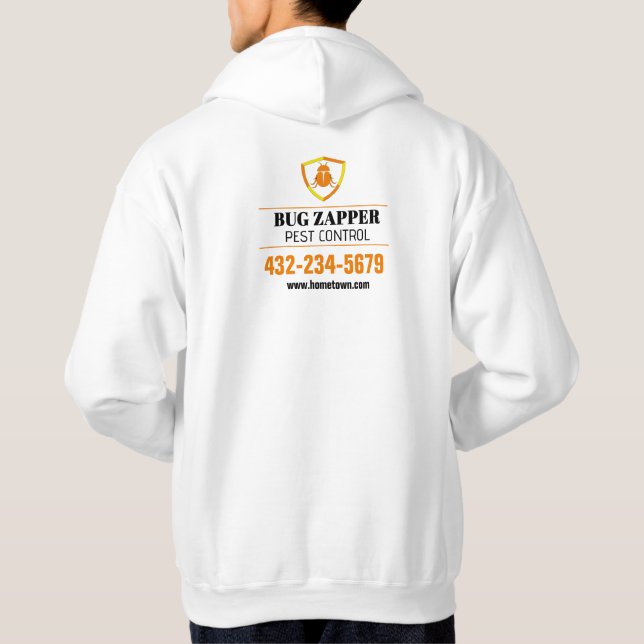 Pest Control Service Hoodie (Back)