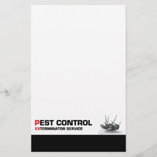 Pest control service stationery