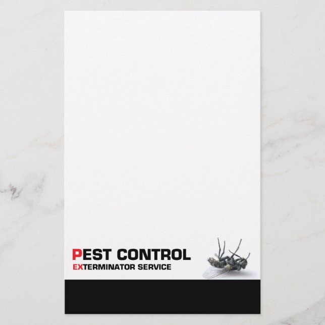 Pest control service stationery (Front)