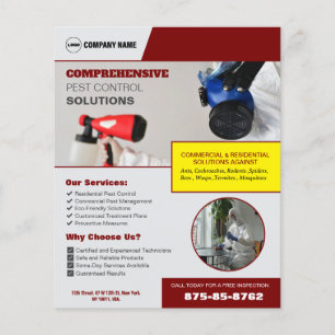 Pest Control services Custom Flyer