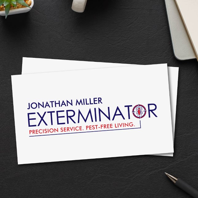Pest Control Services - Exterminator Business Card (Creator Uploaded)