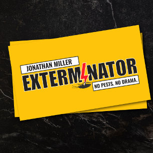 Pest Control Services - Exterminator Business Card