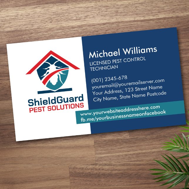 Pest Control Services - Exterminator Business Card (Creator Uploaded)