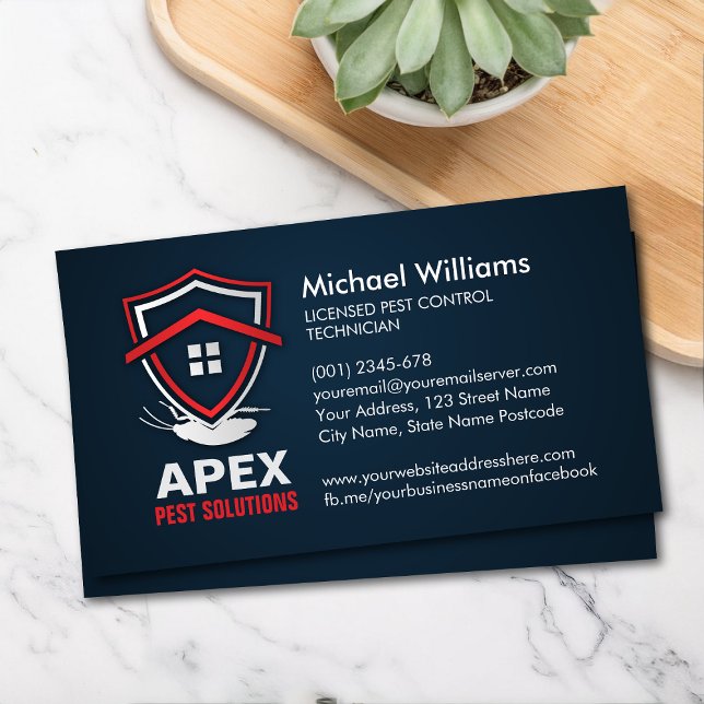 Pest Control Services - Exterminator Business Card (Creator Uploaded)