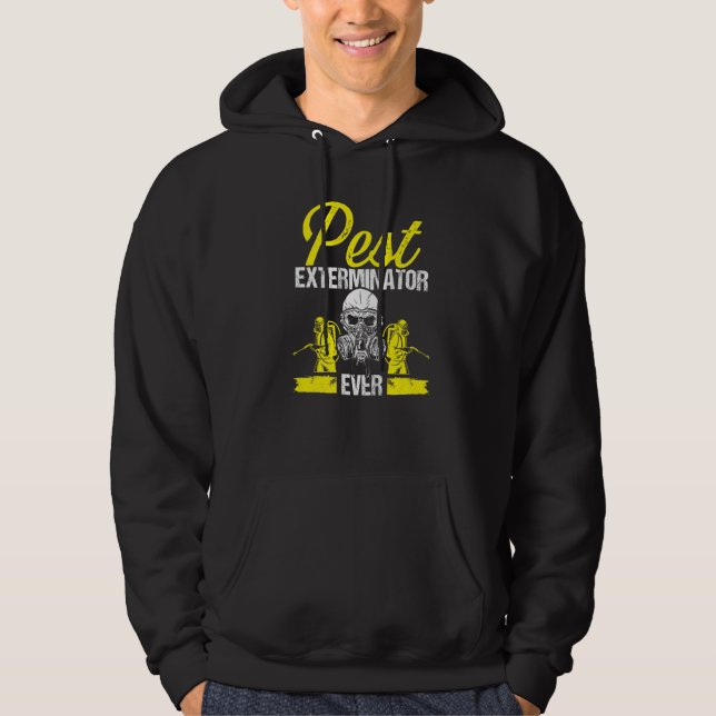 Pest Control Technician Extermination Pest Control Hoodie (Front)
