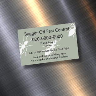 Pest Control UK Business Magnets