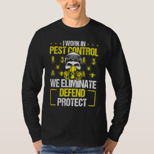 Pest Control Worker Bed Bug Killer Extermination T T-Shirt