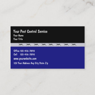 Pest Controll Business Cards