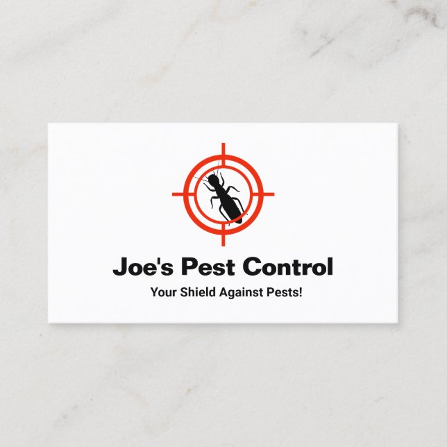  Pest Termite Control / Insect Terminator Business Card (Front)