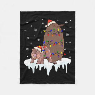 Pesto Moo Deng The Penguin The Ba  Fleece Blanket
